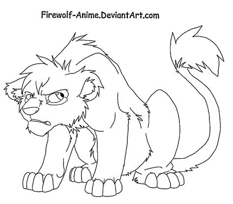 Chibi baby lion from anime animals drawing tutorial by. Grumpy Lion Cub by Firewolf-Anime on DeviantArt