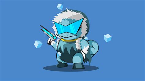 1366x768 Squirtle Pokemon Minimal Character 4k 1366x768 Resolution Hd