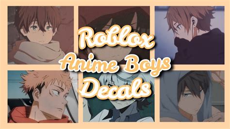 Roblox Bloxburg X Royale High Aesthetic Anime Boys Decals Ids Images
