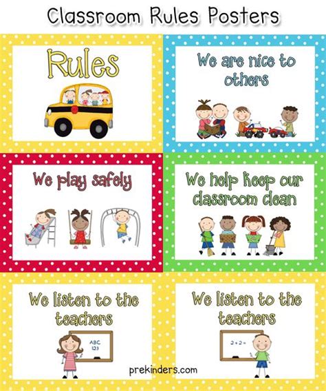 Pre K Classroom Rules Preschool Classroom Rules Classroom Rules