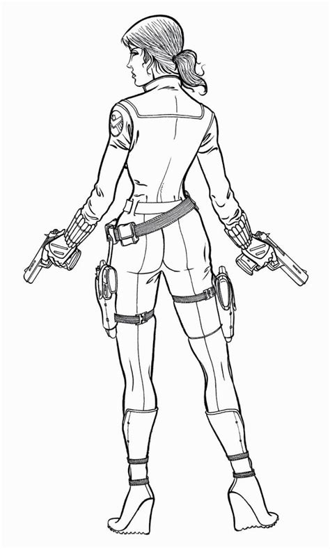 Black Widow Coloring Pages | Avengers coloring, Superhero coloring