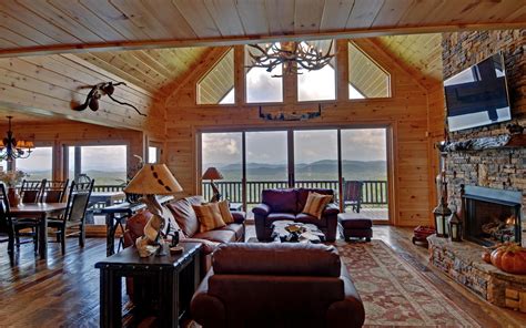 Luxury Cabin In North Georgia Called Valley View Lodge Cabins In