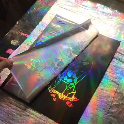Holographic Prints By Carrieaf Video Holographic Print Resin Art