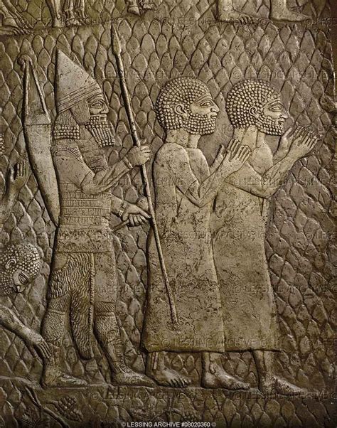 Assur Relief Th Th Bce Officer Conducts Judeans To The King