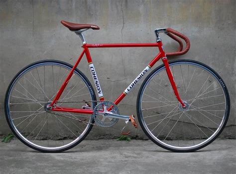 2015 New Design Diy Red Vintage Complete Fixed Gear Bike Chrome