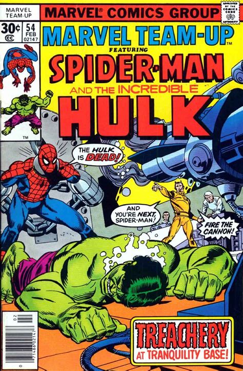 Marvel Team Up 54 Featuring Spider Man And The Incredible
