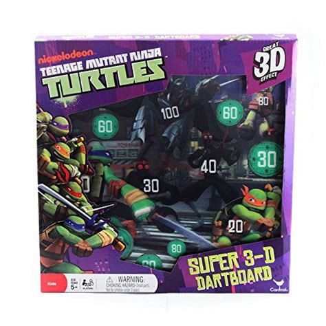 Nickelodeon Teenage Mutant Ninja Turtles Super 3d Dart Board With