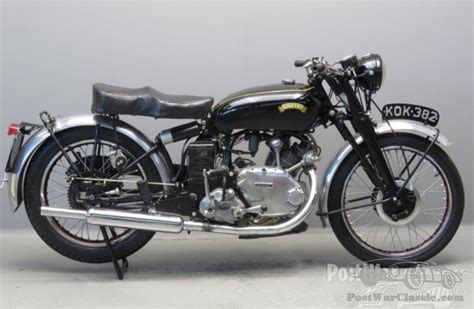 Motorbike Vincent Comet 1950 For Sale Postwarclassic