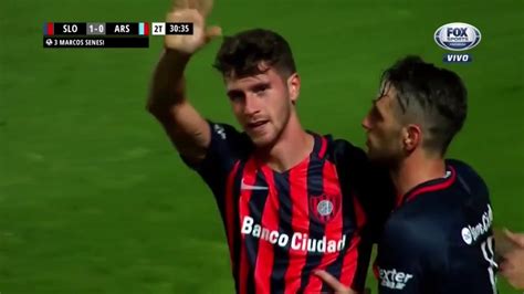 San Lorenzo Vs Arsenal (1-0) / Superliga 2017/2018 - YouTube
