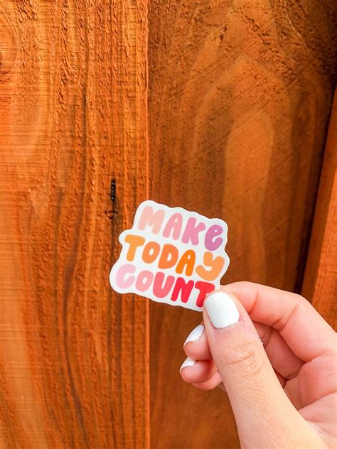 Positive Words Sticker Pack Motivational Stickers Quote Etsy