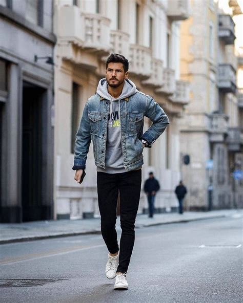 20 awesome spring street style ideas for men s inspiration hoodie outfit men winter outfits