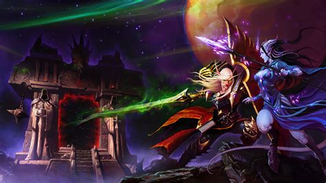 Fond Décran Jeux Vidéo Art Fantastique Anime World Of Warcraft