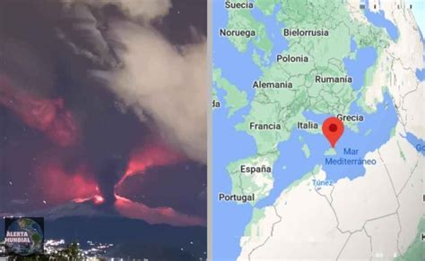Despierta el volcán más grande de Europa hace erupción de lava a metros