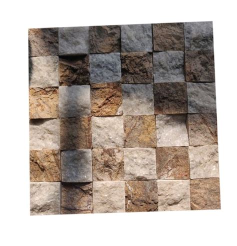 Checkered Stone Wall Panel At Rs 120sq Ft स्टोन वॉल पैनल In Jaipur