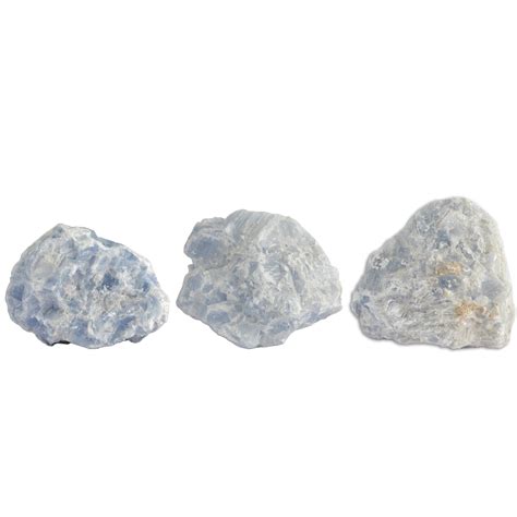 Rough Blue Calcite British Fossils