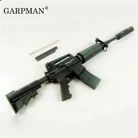 11 M4a1 Assault Rifle 3d Paper Model Gun Handmade Cosplay Prop Toy In