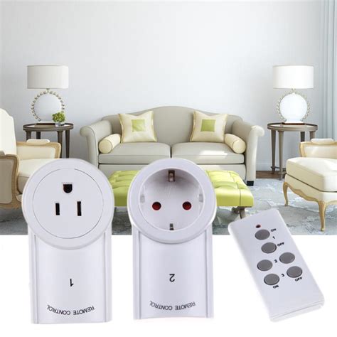 3 Pack Wireless Smart Remote Control Power Outlet Light Switch Plug