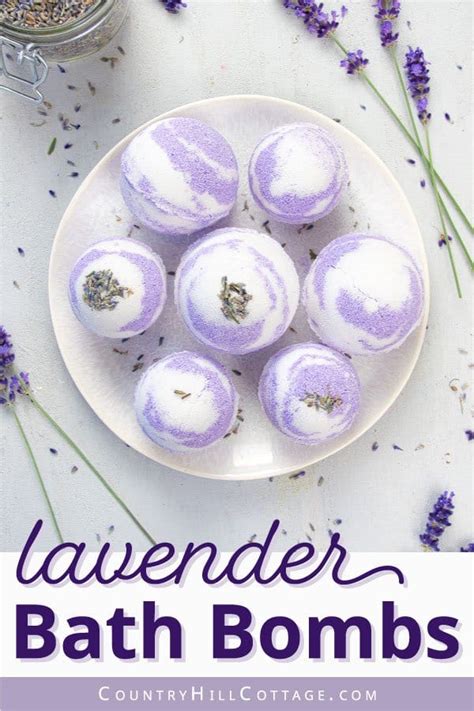 Lavender Bath Bombs Recipe Natural Essential Oils