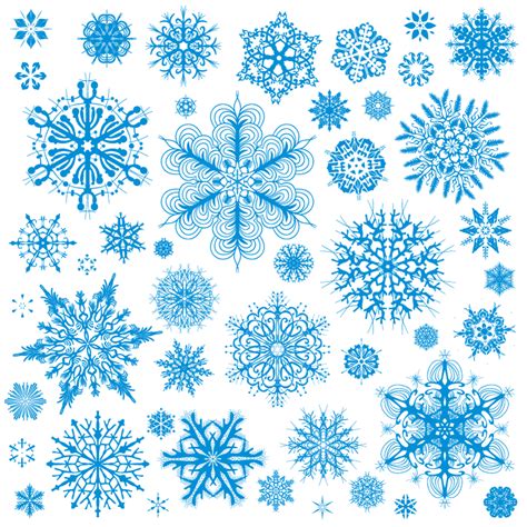 Oversized paper snowflake wall decor. Various Christmas Snowflake Pattern Vector | Free Vector Graphic Download