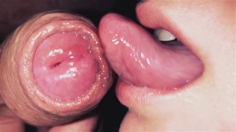 Gently Caress His Head And Foreskin Licking Up The Thick Cum On My Tongue