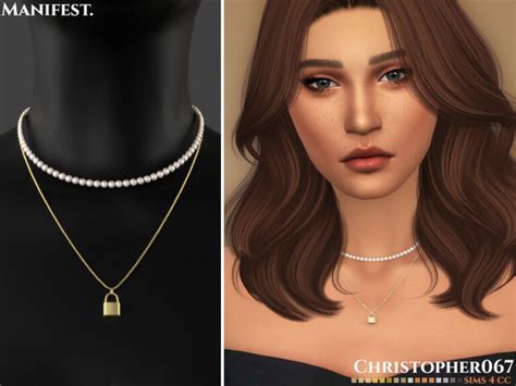 Manifest Necklace By Christopher067 At Tsr Sims 4 Updates