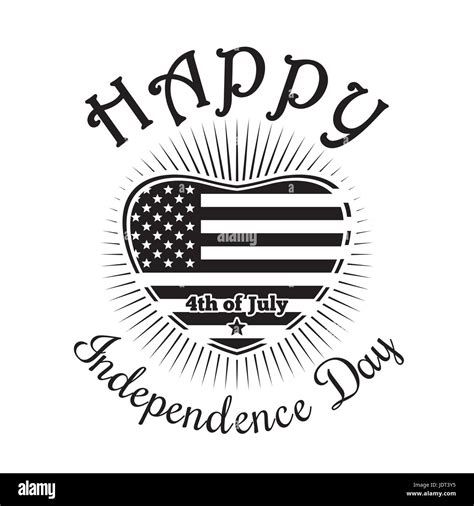 Happy Independence Day Of America Stock Vector Image And Art Alamy