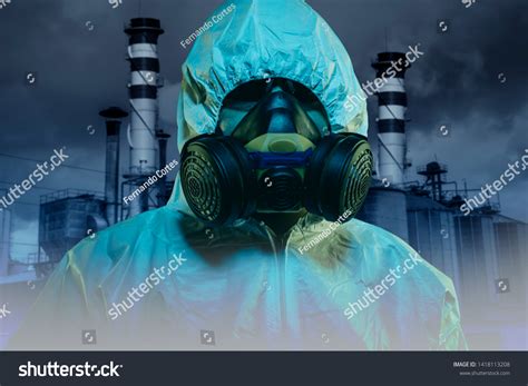 St Ren Isolieren Unterdr Cken Nuclear Radiation Mask Klarheit Verschmutzung Berblick