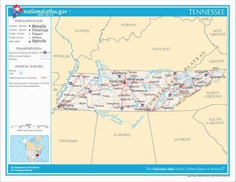 Map Of Tennessee And Surrounding States Secretmuseum