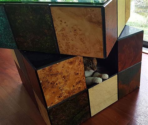 Catastrophicreations Rubix Cube Cat Bed Noveltystreet