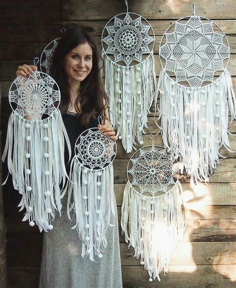 Doily Dream Catchers Dream Catcher Decor Dream Catcher White Dream