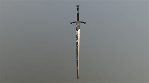 Gothic Sword 3d Model By Draganiztorskij 35ca062 Sketchfab