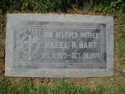 Hazel Ruth Hall Hart M Morial Find A Grave