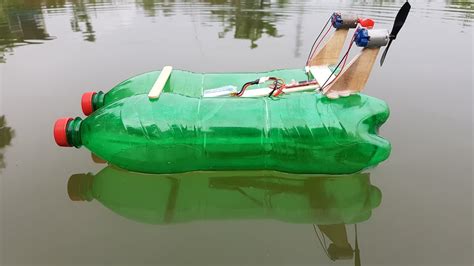 How To Make Rc Boat At Home Out Of Plastic Bottles Youtube
