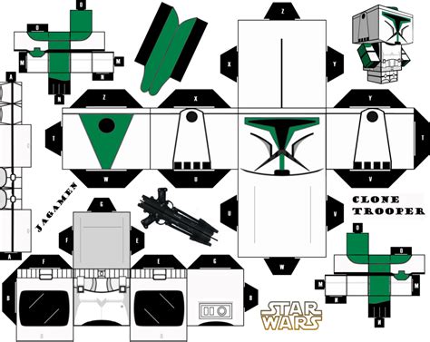 Papertoystar Wars Clone Trooper Clone Trooper Star Wars Crafts
