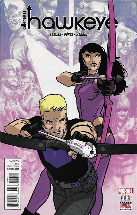 All New Hawkeye Comic Issue 6 Modern Age First Print Lemire Perez