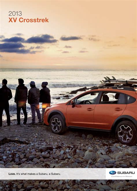 Subaru Xv Crosstrek Brochures