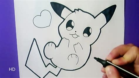 How To Draw Cute Baby Pikachu