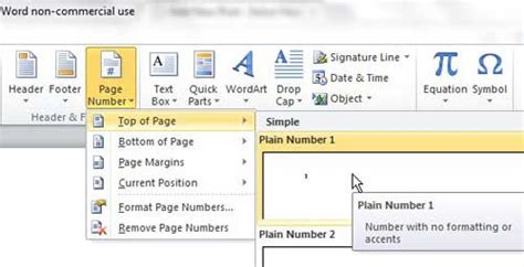 How To Format Page Numbers In Word 2010 Pilotbarcode