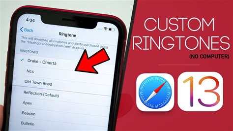 All you need to do is access either the website or the. iOS 13 - How to Set ANY Song as RINGTONE on iPhone (No ...