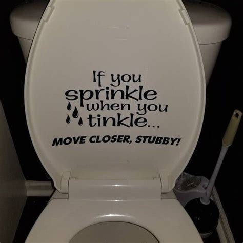Funny Toilet Lid Decal Sayings For Toilet Seat If You Etsy Man Cave