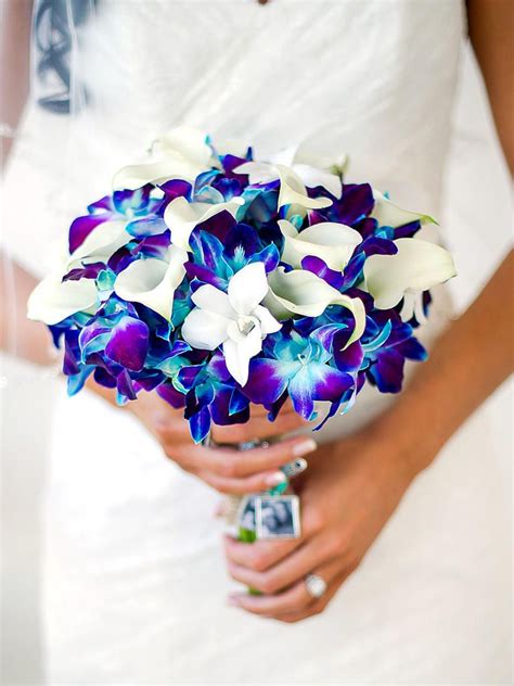 A Guide To Blue Wedding Flowers And 36 Ways To Use Them Orchid