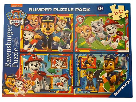Paw Patrol Puzzle 4x42 興趣及遊戲 玩具 And 遊戲類 Carousell