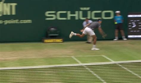 Roger Federer Hits Ball Boy In The Groin With Match Winning Ace Against