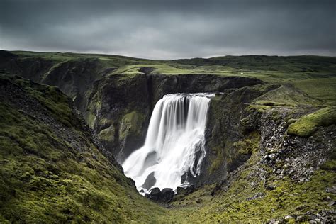 Fagrifoss By Sarah Martinet 500px Waterfall Largest Waterfall