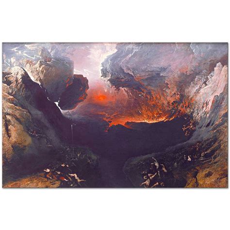 John Martin The Great Day Of His Wrath Art Print Canvastar