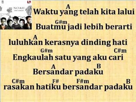 Check spelling or type a new query. Tak Lagi Sama (lirik dan chord) - NOAH - YouTube