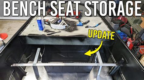 Jon Boat Bench Seat Storage Update Container Installation Youtube