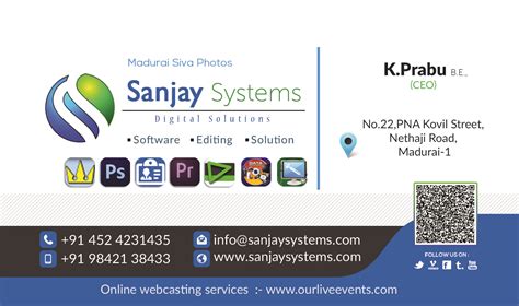 You'll design the business card from a to z at yourprint. business card design | 2D,3D Animation Companies Madurai ...