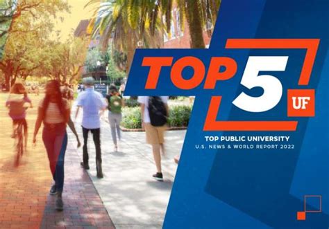 Uf Ranked No 5 On The 2022 Us News And World Report List Of Top Public Schools College Of