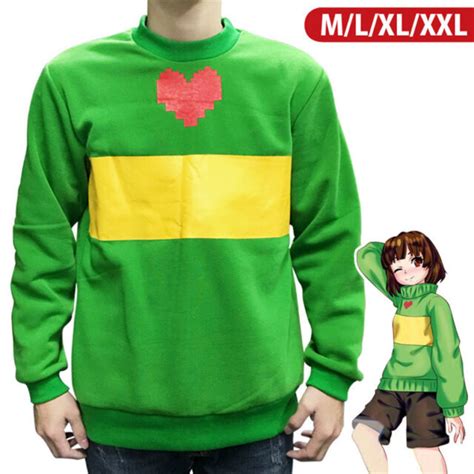 Game Undertale Cosplay Costume Frisk Casual Jumper Pullover Sweater